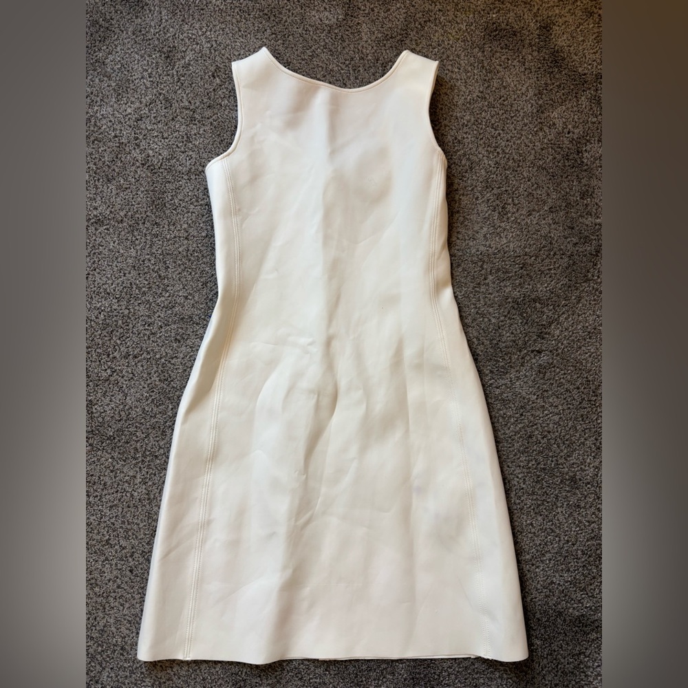Theory White Midi Dress - Picture 1 of 7
